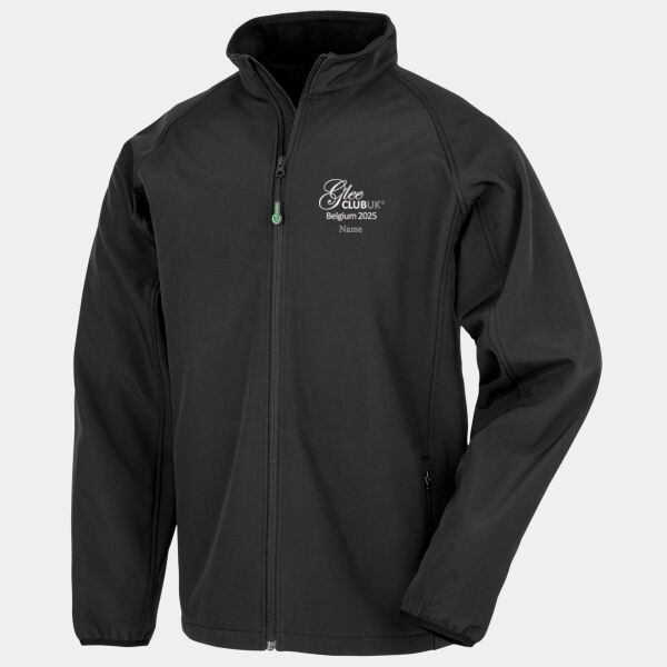 Glee Club UK Belgium 2025 Recycled Softshell Jacket Thumbnail